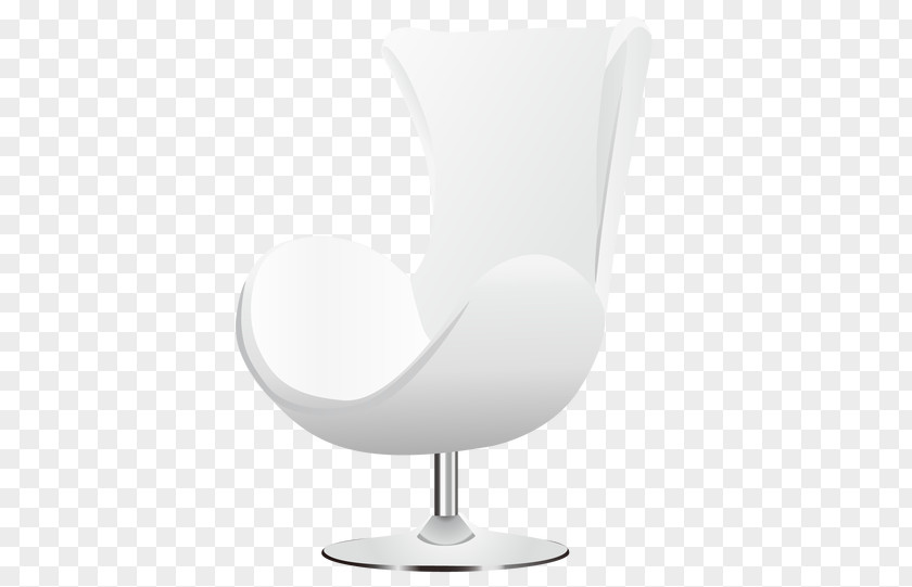 Vector 3D White Seat Table Chair Glass PNG