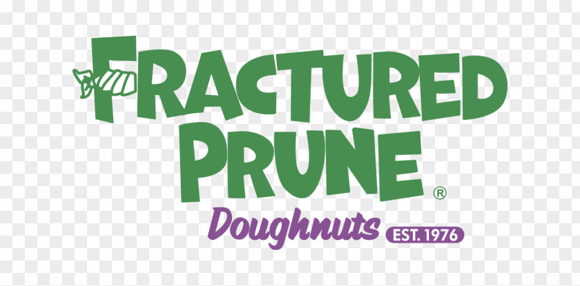 Fractured Prune Doughnuts Logo Brand Font Product PNG