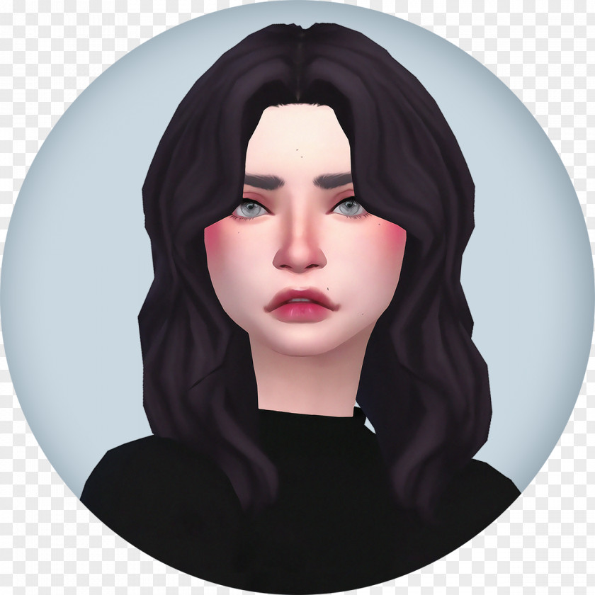 The Sims 4: Jungle Adventure Forehead Eyebrow Hair PNG