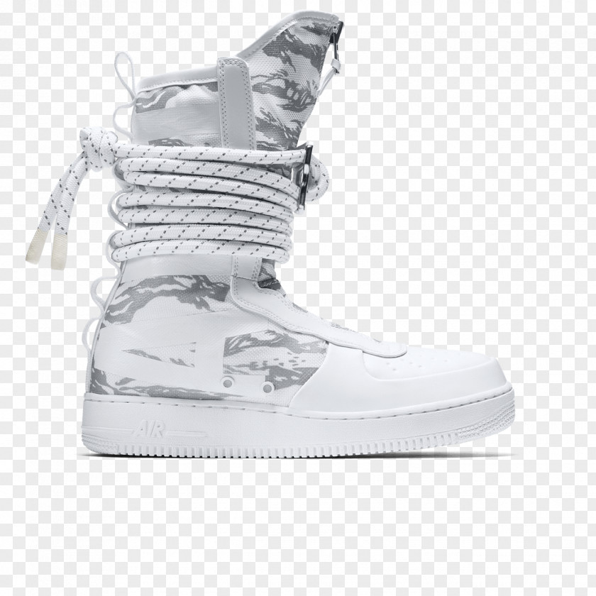 White Sports Shoes Nike SF Air Force 1 Mid Men'sNike Mens Hi Ibex Men's Boot PNG