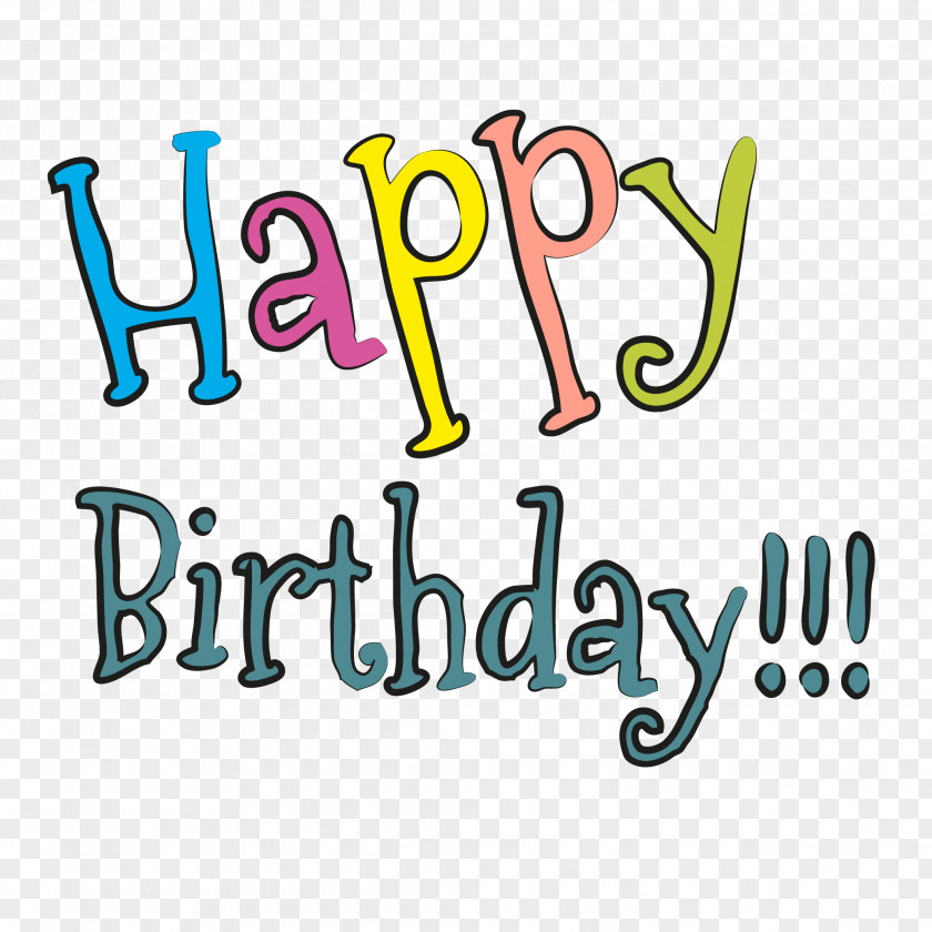 Happy Birthday WordArt Vector To You Font PNG