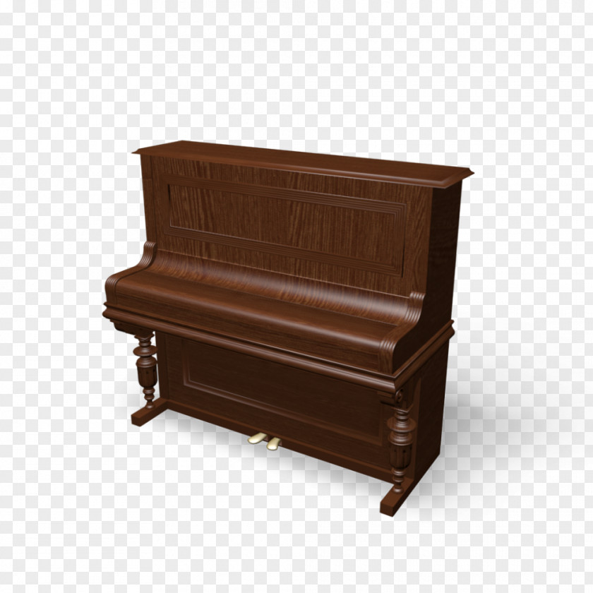 Piano Object Wood Stain PNG