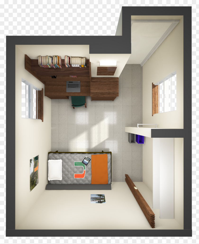 Roommates Who Play Games In The Dormitory House Room College Floor Plan PNG