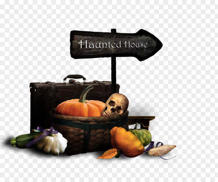 Trick Or Treat Halloween Haunted House Pumpkin Clip Art PNG