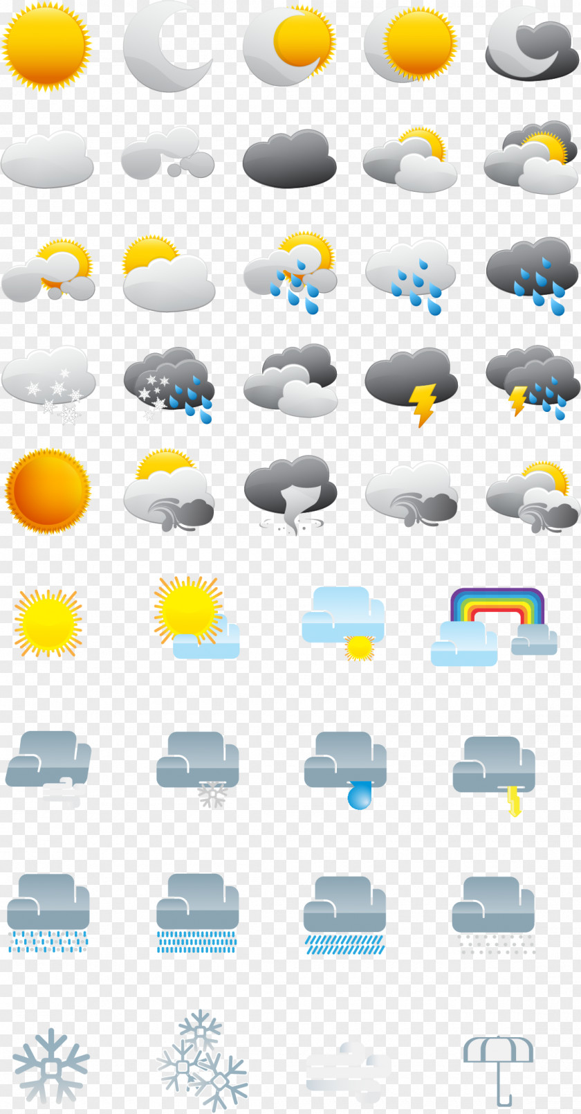 Weather Icon Vector Forecasting Clip Art PNG