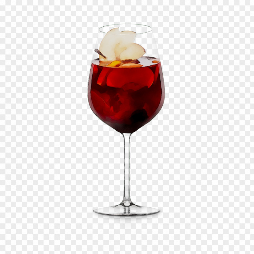 Wine Glass Cocktail Red Kir Royale PNG