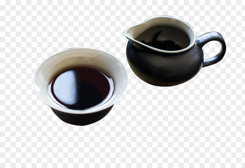 Brewed Brown Tea Coffee Cup PNG