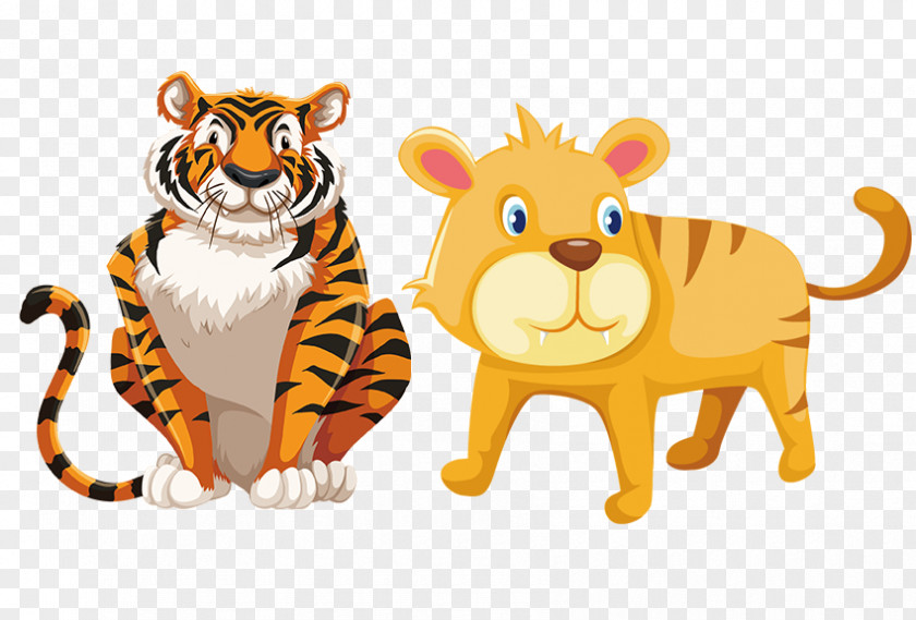 Cartoon Tiger Bengal Royalty-free Illustration PNG