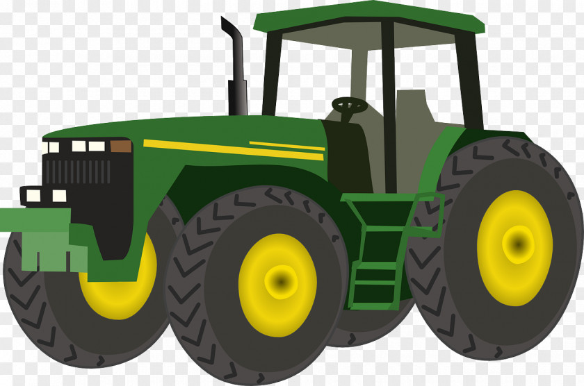 Green Tractor John Deere Clip Art: Transportation Agriculture Art PNG