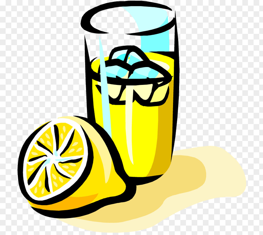Lemonade Orange Juice Iced Tea Cartoon Clip Art PNG