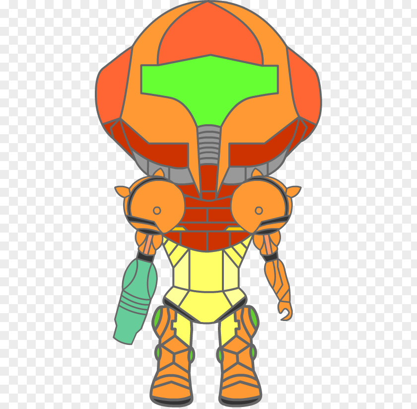 Samus Aran Character Cartoon Clip Art PNG