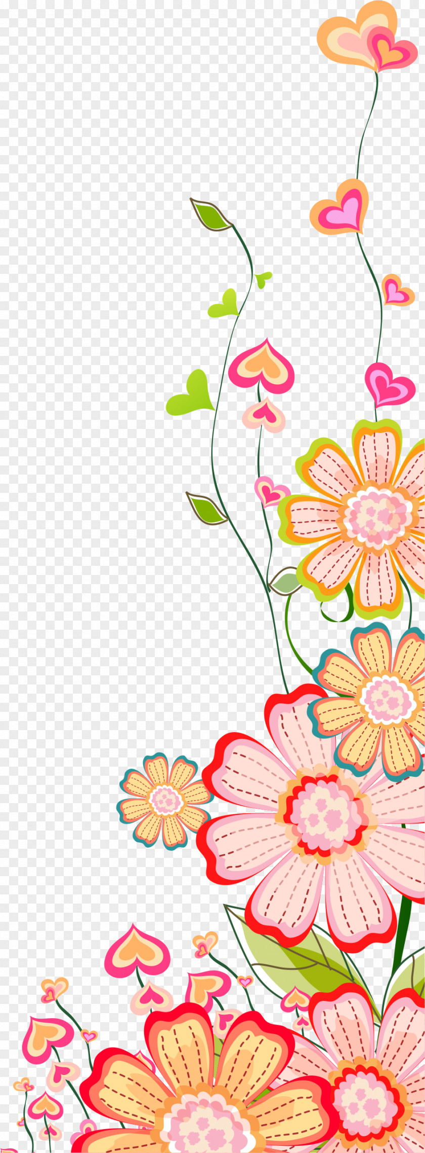 Abstract Flowers Floral Design Flower PNG