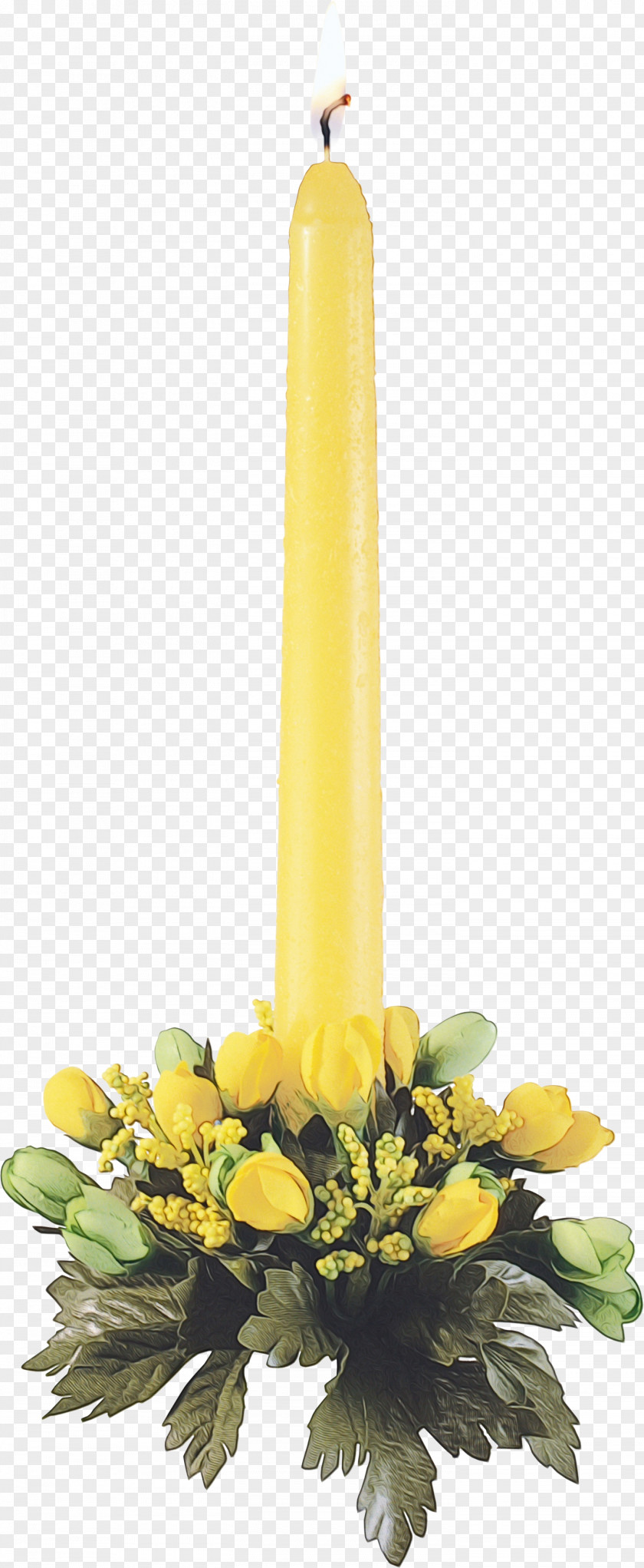 Bouquet Petal Yellow Flower Candle Plant Cut Flowers PNG
