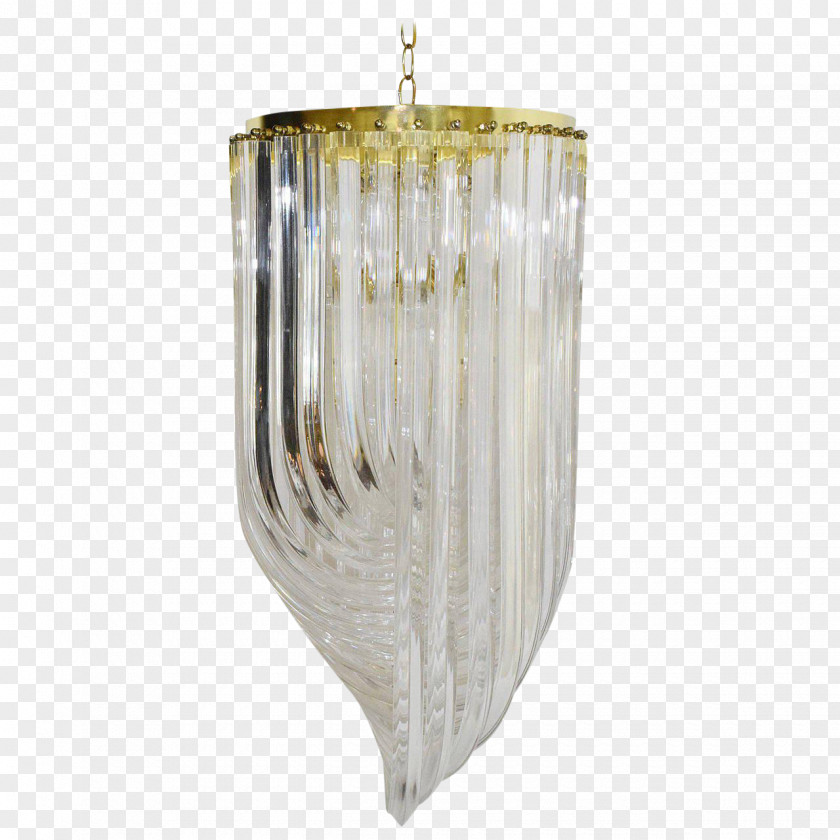 Glass Chandelier Murano Pendant Light Fixture PNG