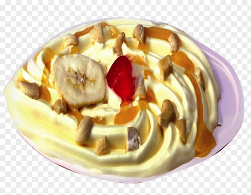 ICE CREAM BANANA Sundae Ice Cream Banana Boat Chocolate Brownie PNG