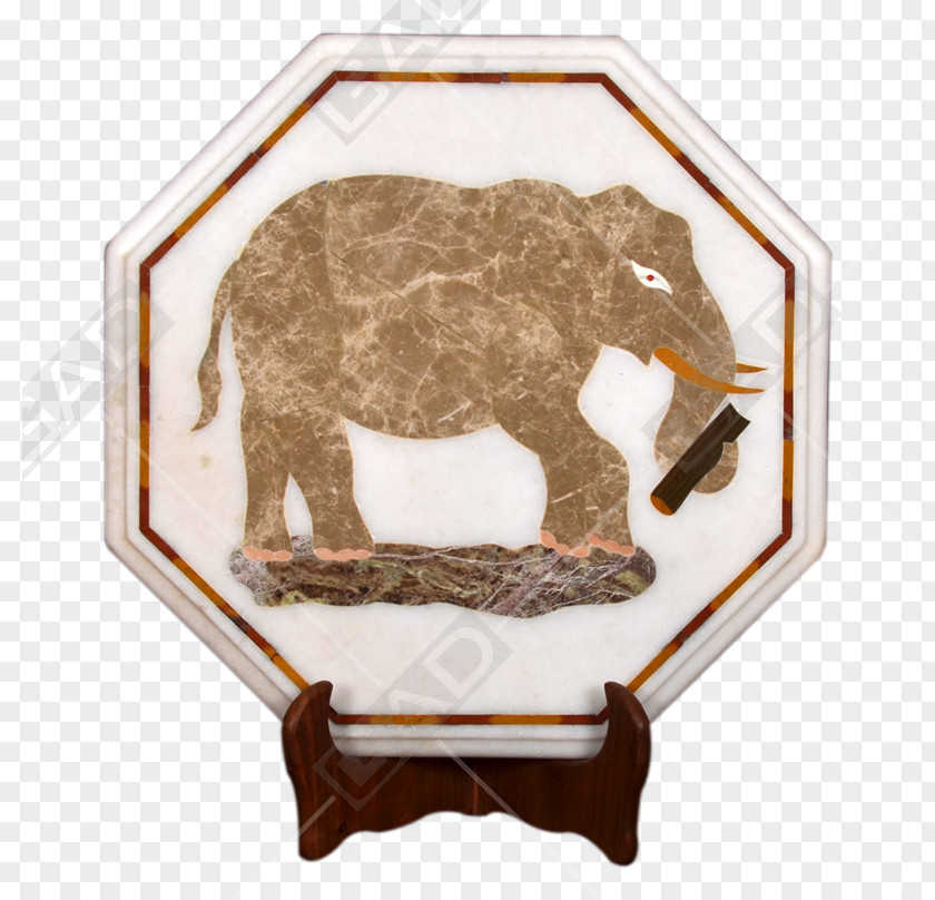 Singing Trees Benches Marble Tile Indian Elephant Inlay PNG