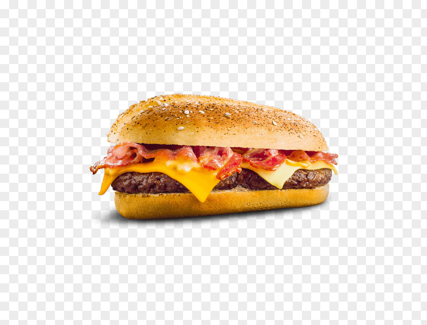 Bacon Cheeseburger Hamburger Fast Food Breakfast Sandwich PNG