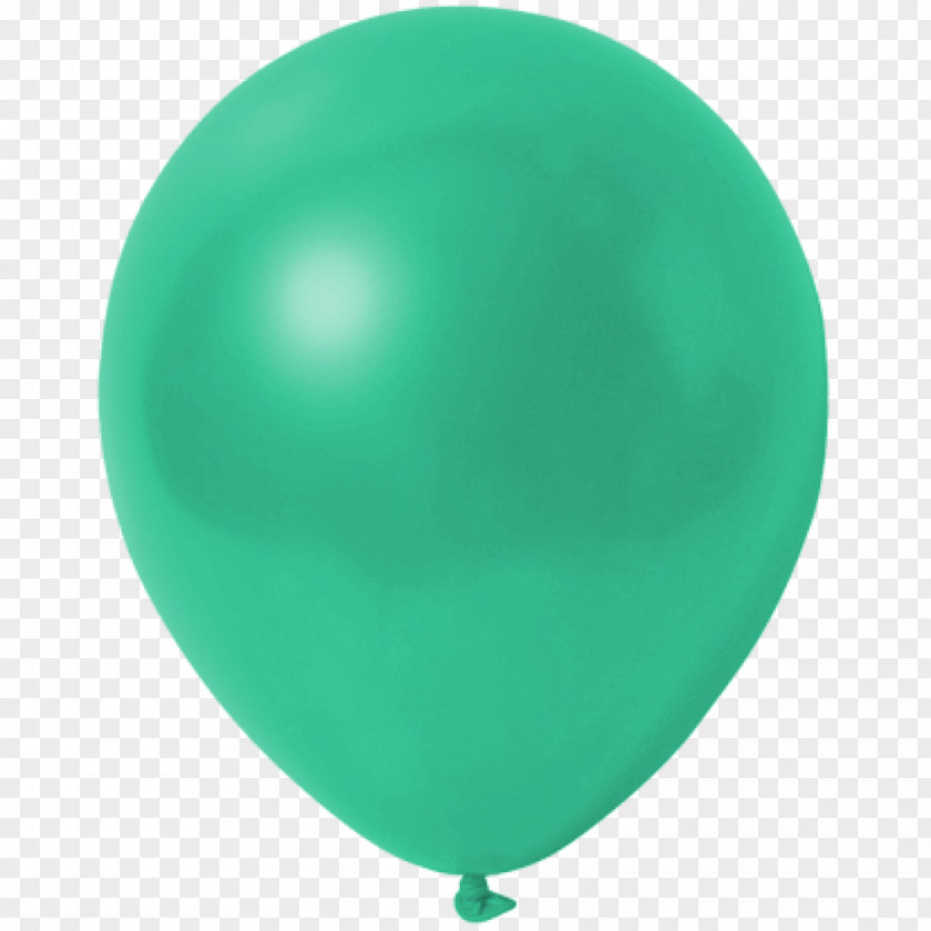 Balloon Toy Plastic Turquoise Helium PNG