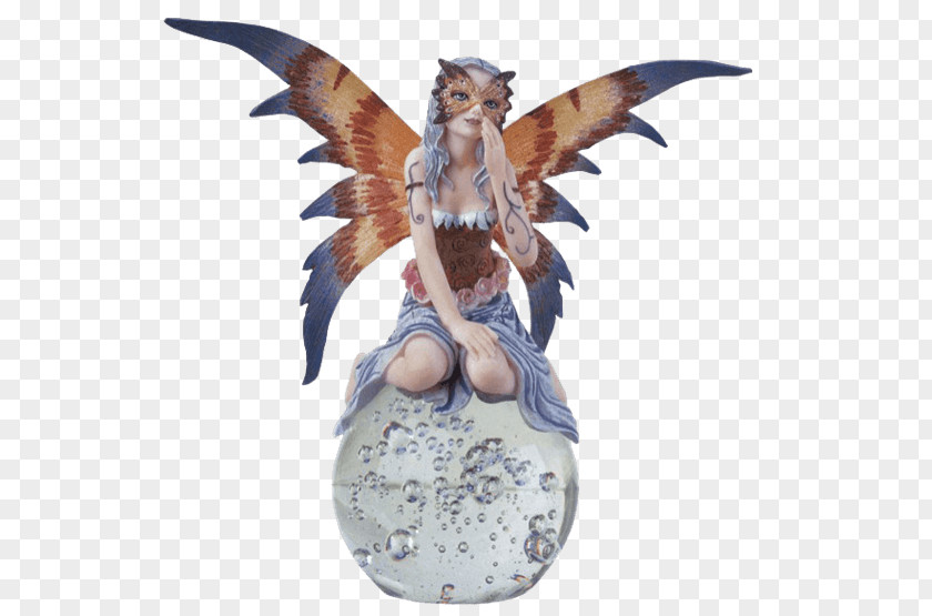 Fairy Crystal Ball Figurine Pixie PNG