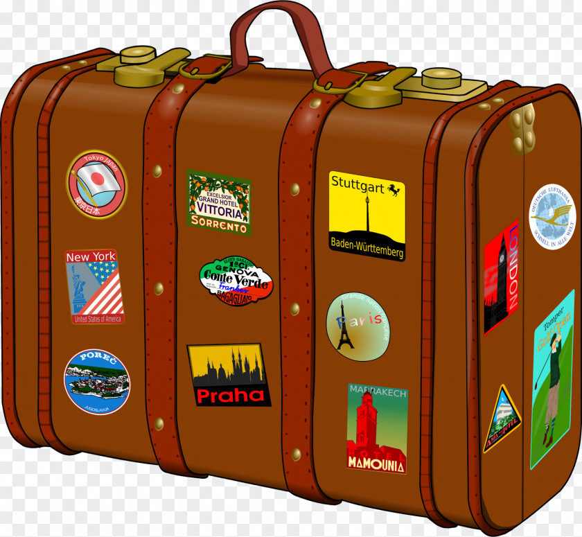 Travel Suitcase Baggage Clip Art PNG
