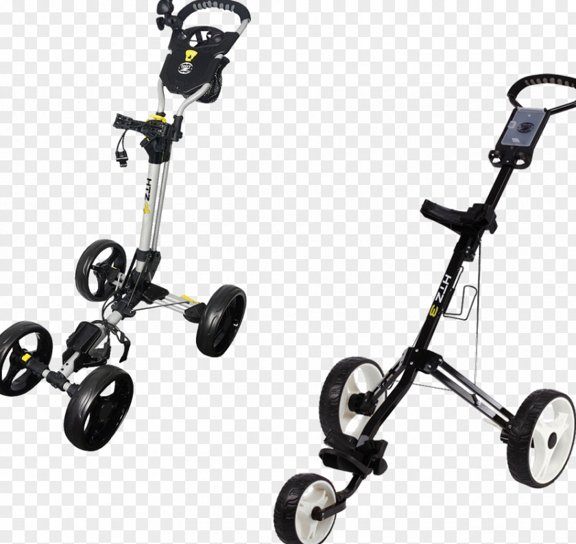 Golf Wheel Buggies Cart Golfbag PNG