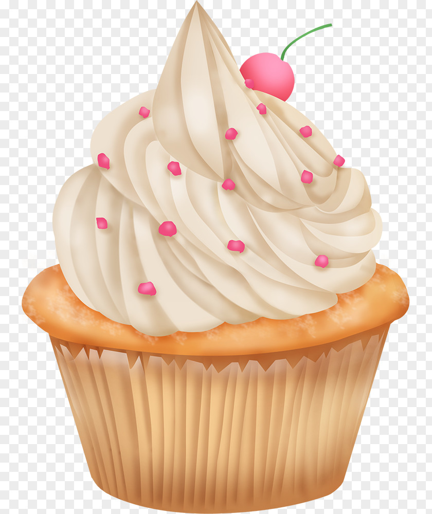 Ice Cream Cakes Hand-painted Food Cake Cupcake Muffin PNG