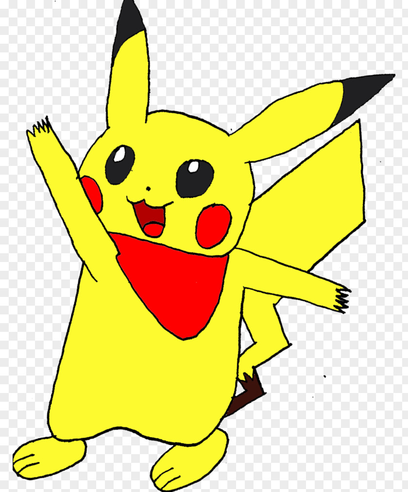Pikachu Line Art Cartoon Clip PNG