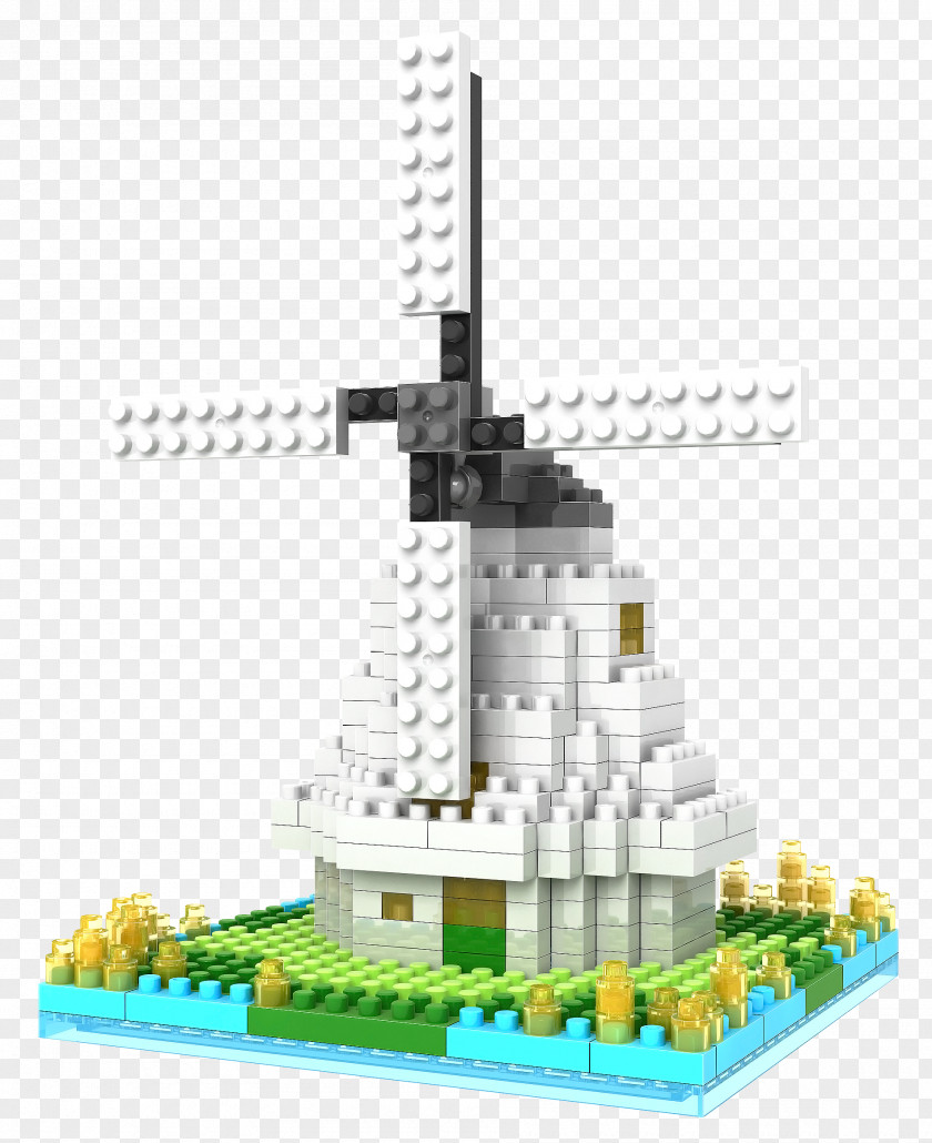 Windmill Nanoblock Taipei 101 Toy Block Architecture PNG