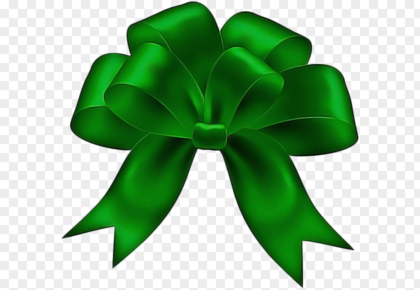 Clover Plant Green Background Ribbon PNG