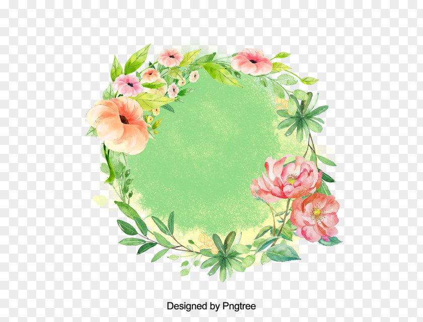 Flower Floral Design Watercolor Painting PNG
