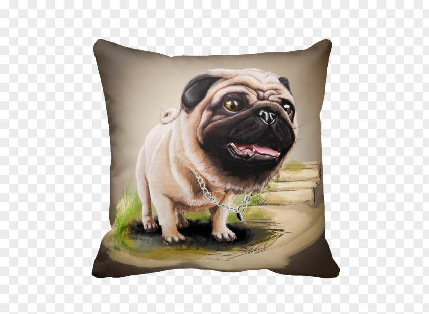 Pug Pillow Dog Breed Shih Tzu Bichon Frise Miniature Schnauzer PNG