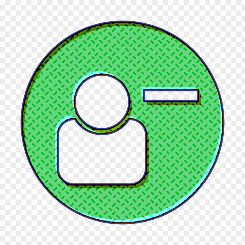 Symbol Green Delete Icon User PNG