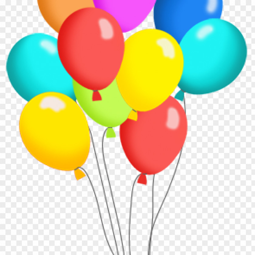Balloon Birthday Party Clip Art Image PNG