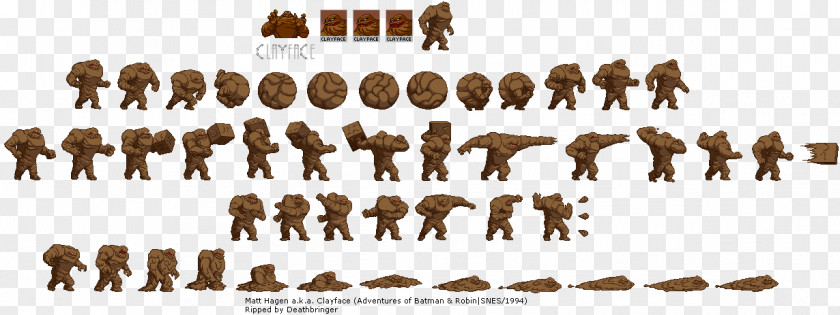 Clayface Homo Sapiens Line Font PNG