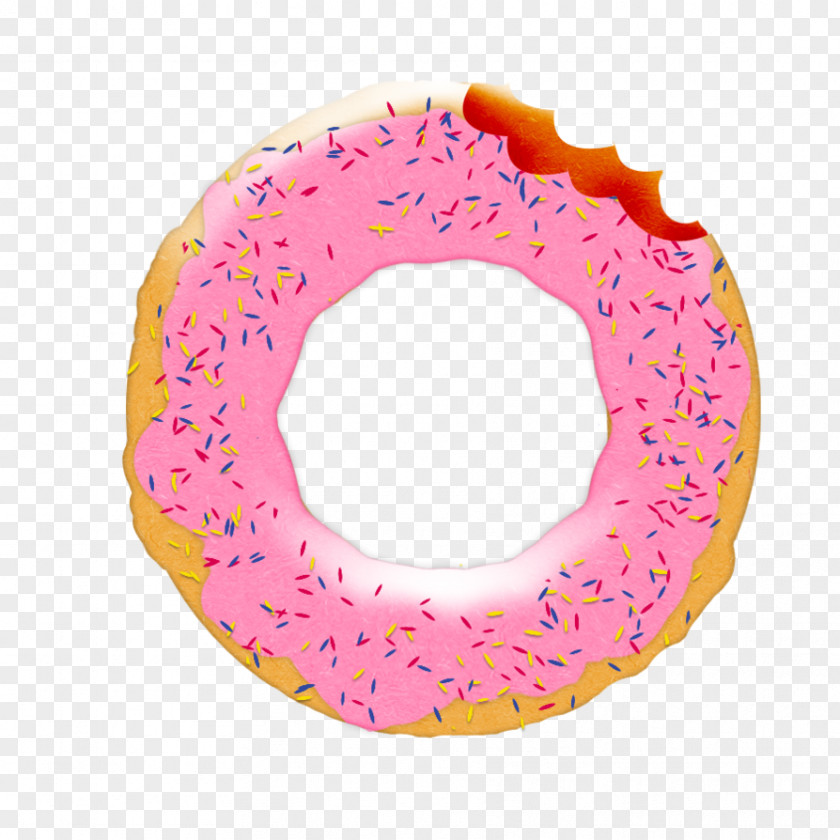 Donut Drawing Pink M Infant Toy PNG