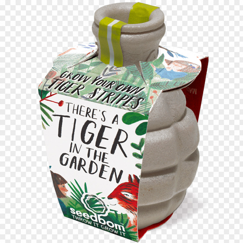 Tiger There's A In The Garden Twits Braw Wee Emporium PNG