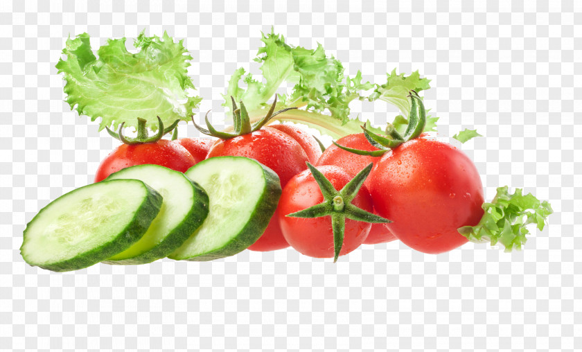 Tomatoes And Cucumber Slices Tomato Slicing Vegetable PNG