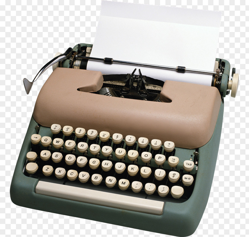 Maquina Old Typewriters Writing Paper PNG