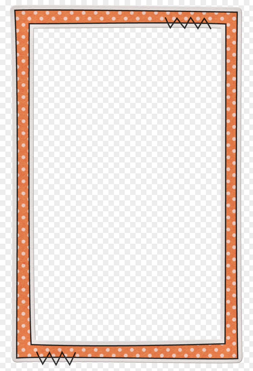 Orange Creative Frame Picture Photography PNG