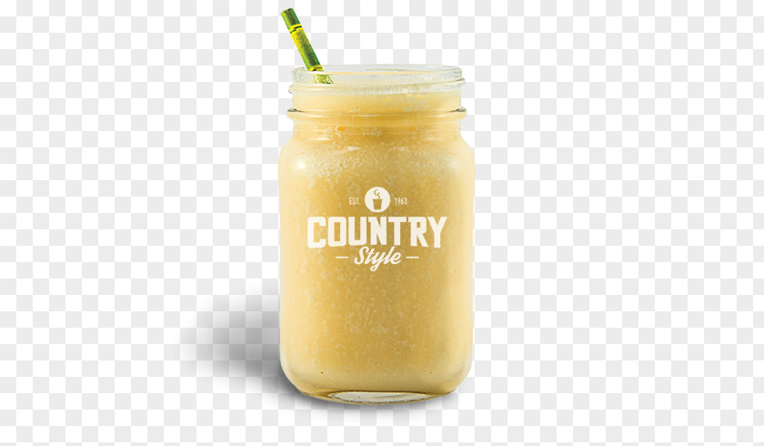 PINA COLADA Cocktail Smoothie Mason Jar Flavor PNG