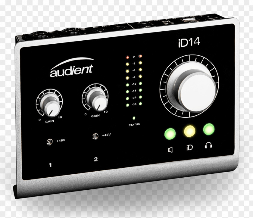 Straightthree Engine Microphone Preamplifier Audient ID14 Audio PNG