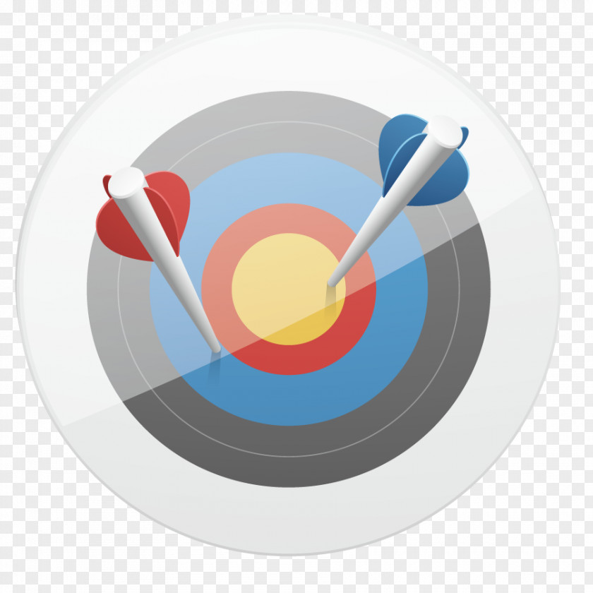The Shape Of Target Darts Icon PNG