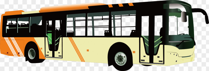 Cartoon Bus Royalty-free Illustration PNG