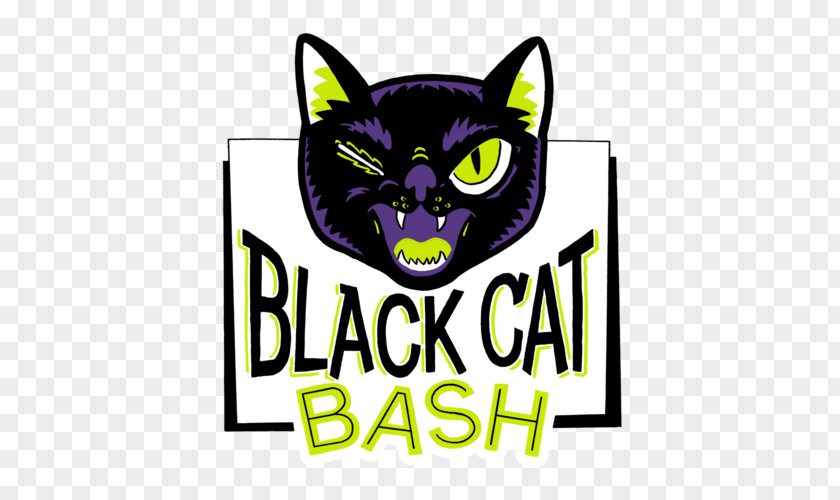 Cat Whiskers Black Bash Halloween PNG