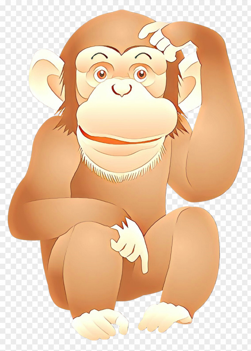 Fawn Animation Cartoon Animated Clip Art Old World Monkey Common Chimpanzee PNG