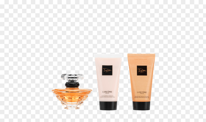 Perfume Lotion Trésor Shower Gel Lancôme PNG