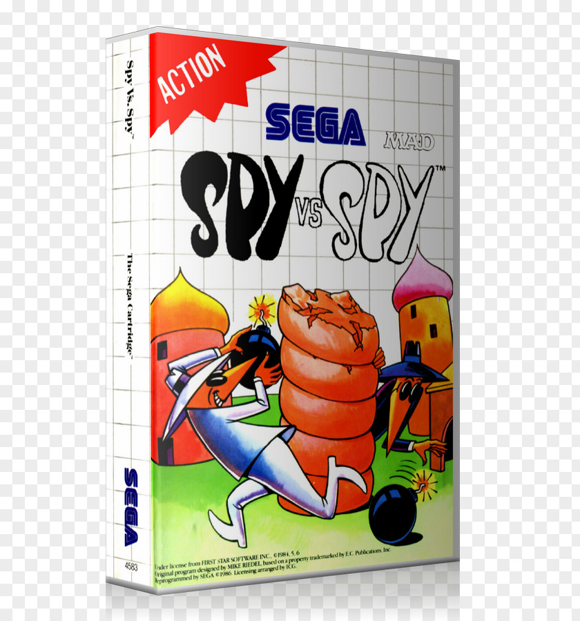 Spy Vs Vs. Alex Kidd In Miracle World Master System Sega Game PNG