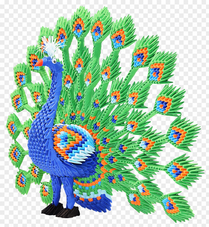 Sunflower Vase Paper Craft Modular Origami Pavo PNG