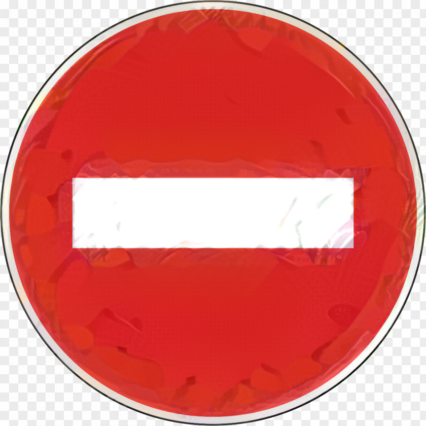 Button Sign Red Circle PNG