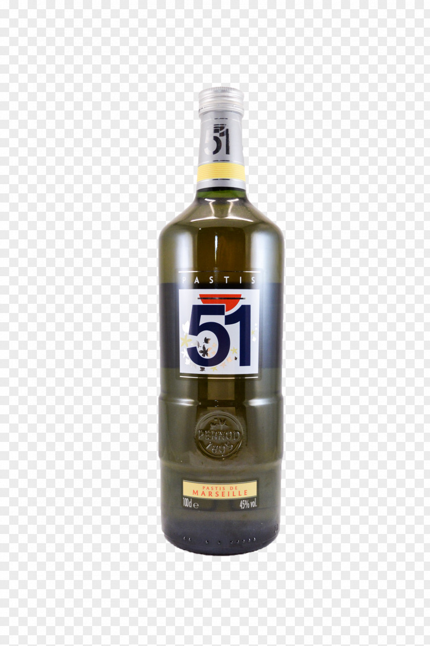 Pastis Liqueur 51 Bottle PNG